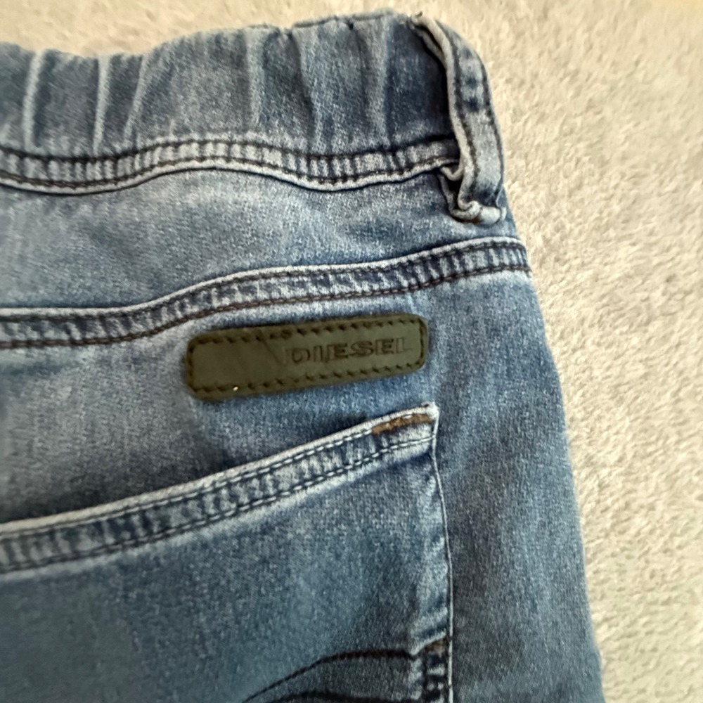 Diesel Waykee JoggJeans Mens 34x32 Denim Sweatpants Hybrid Straight Fit - Picture 6 of 12